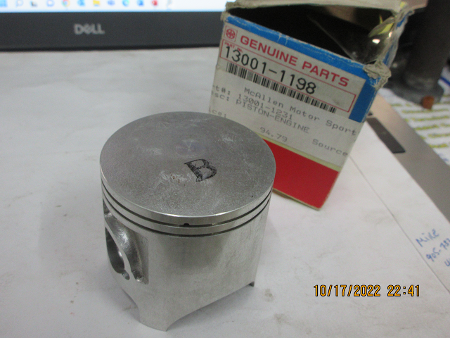 Pro-X Top End Piston Rebuild Kit For Kawasaki KX 125 (2001-2002) – 54mm Bore, 01.4221.B