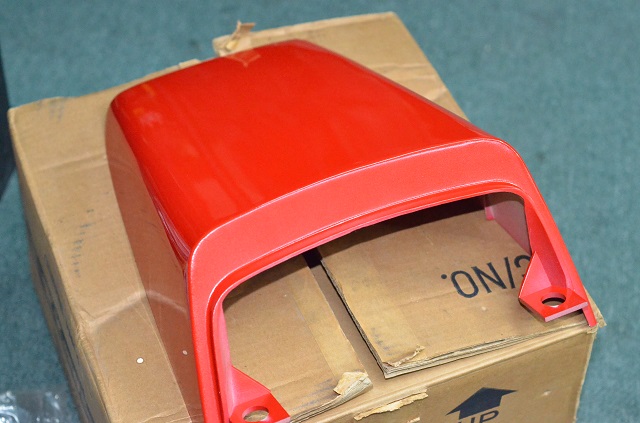 (image for) FRONT SEAT COVER FIRECRACKER RED