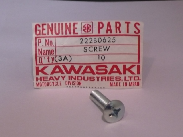 OVAL SCREW COUNTERSUNK 6 by 25