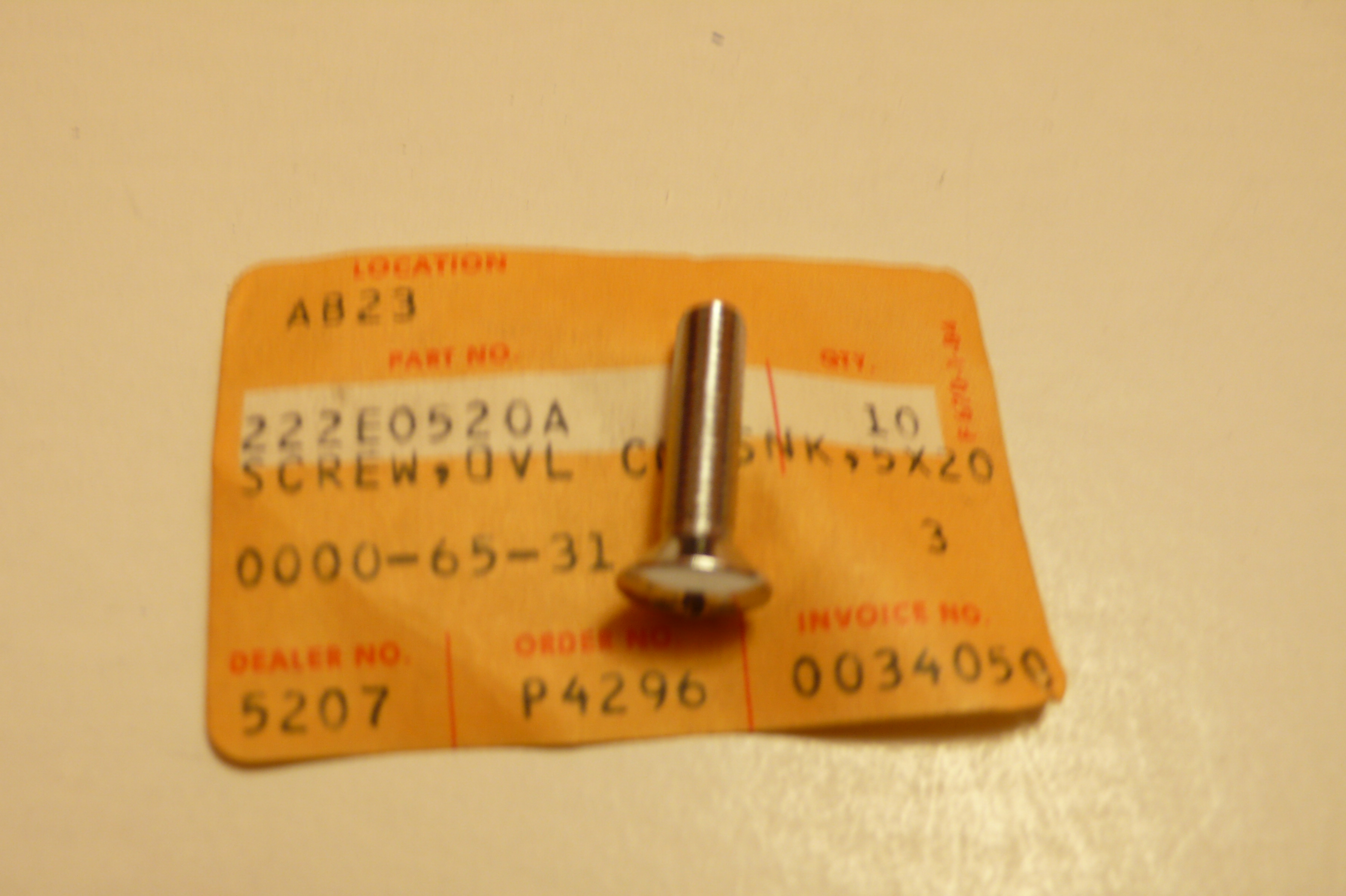 (image for) SCREW 5 BY 20
