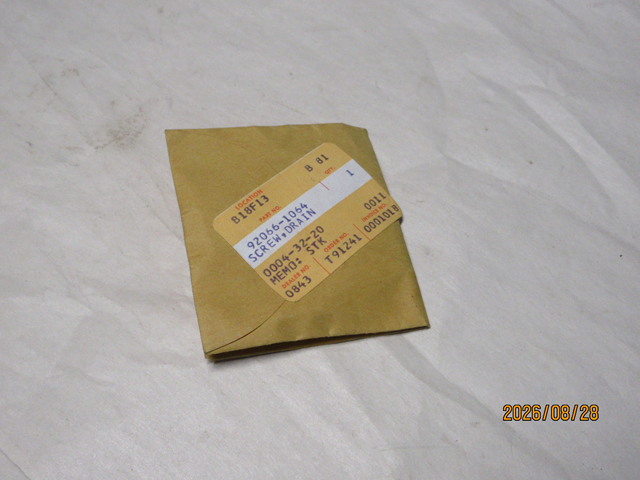 DRAIN SCREW (image for) DRAIN SCREW