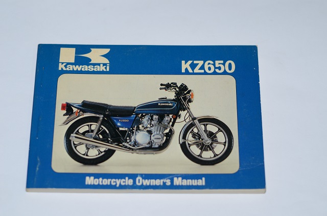 OWNERS MANUAL KZ650-F1