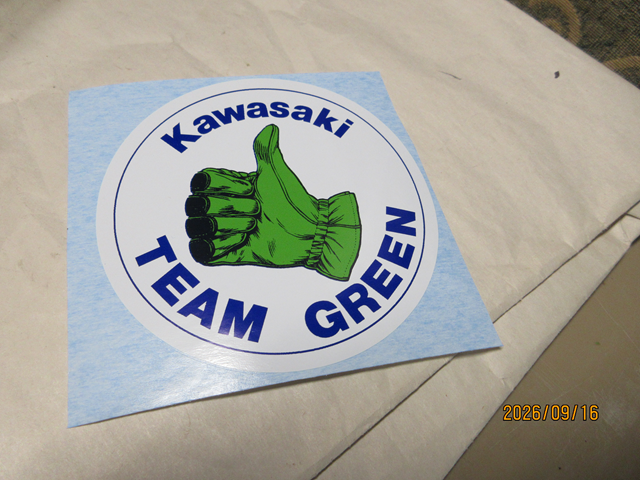 (image for) TEAM GREEN DECAL